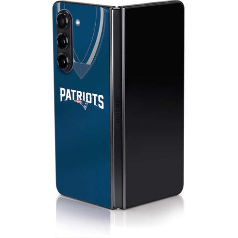 NFL New England Patriots Team Jersey Galaxy Z Fold5 5G Skin